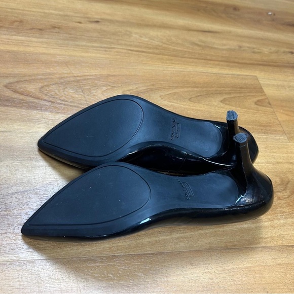 Cole Haan Women’s Black Patent Leather Pointed-Toe Heels - Picture 4 of 11
